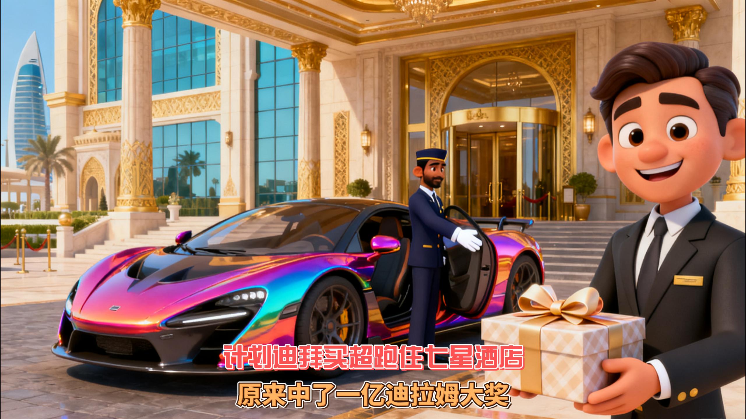 10月28日迪拜趣闻：印度小伙迪拜买跑车包月七星酒店原来...