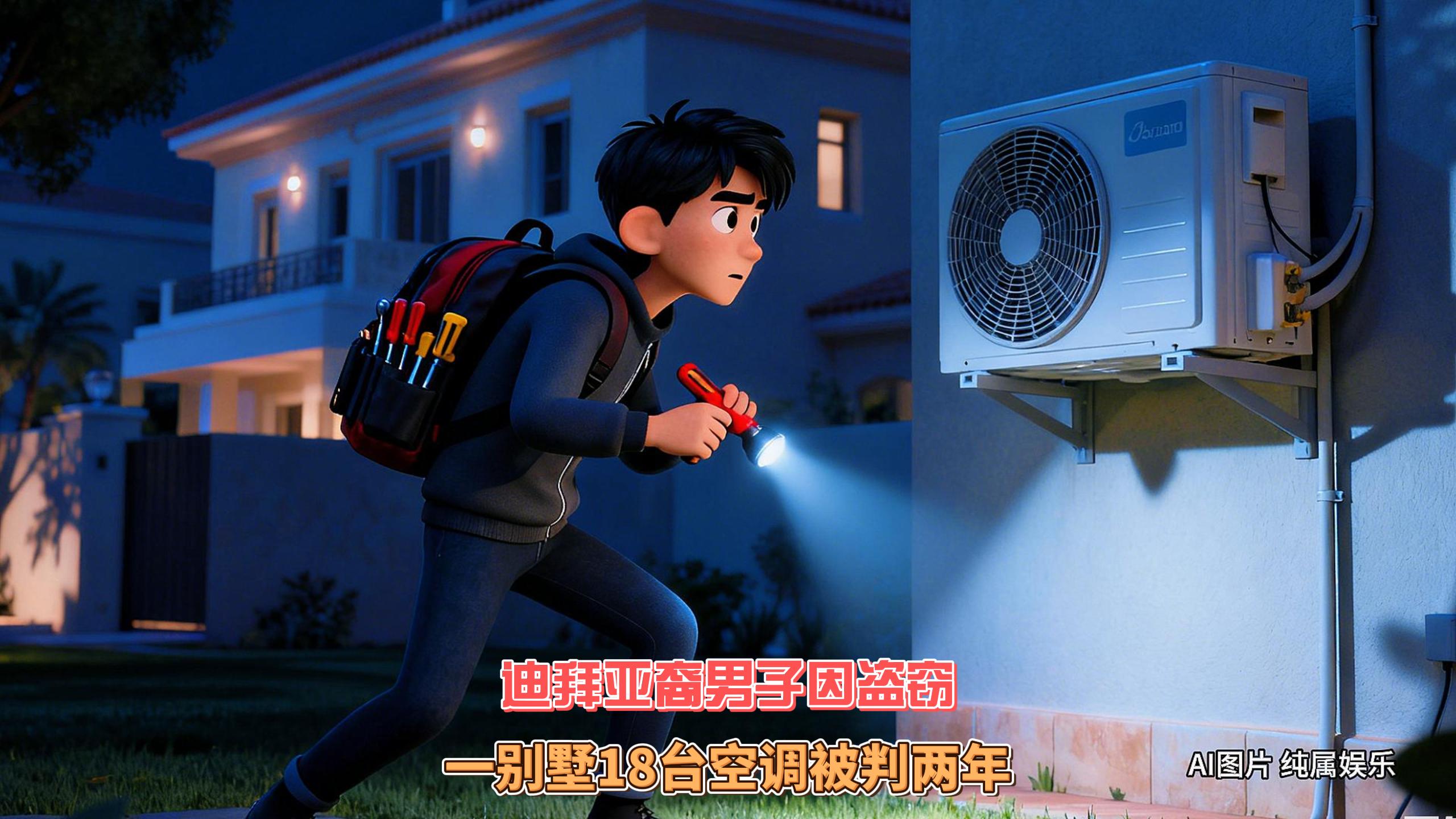 11月24日迪拜趣闻：迪拜亚裔男子因盗窃别墅18台空调被判2年