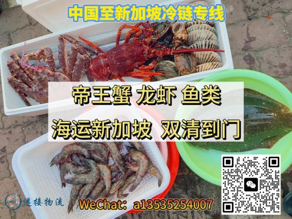 中国海鲜海运新加坡｜帝王蟹、龙虾、海参海胆及素食类