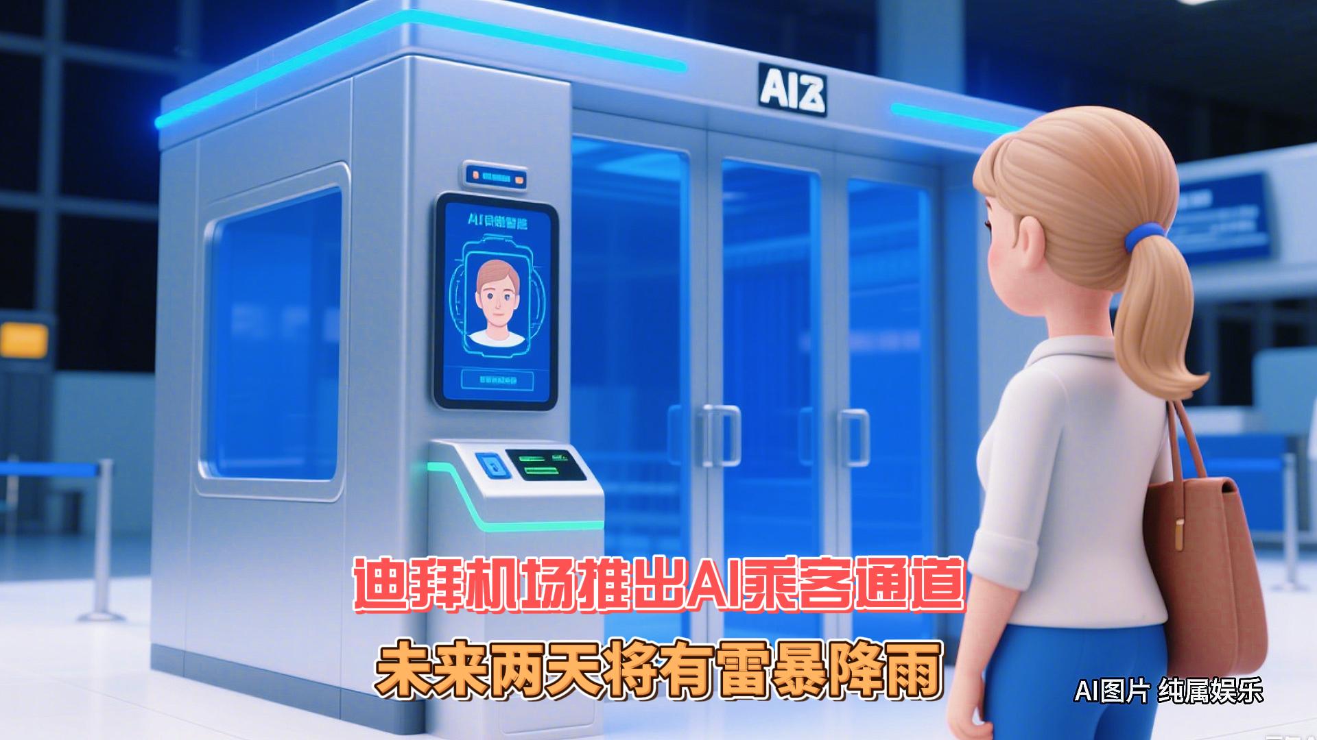 8月20日迪拜趣闻：迪拜机场推出AI乘客通道未来两天将有雷...