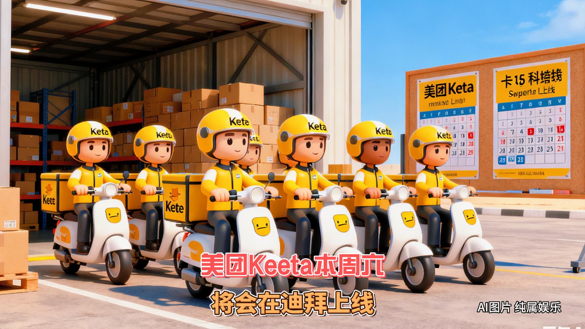 9月27日迪拜趣闻：美团Keeta本周六将会在迪拜上线