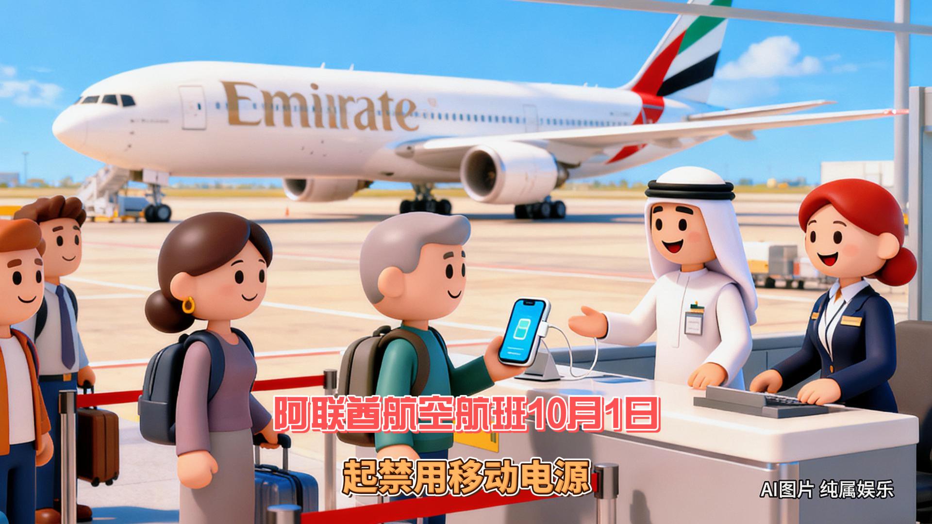 10月1日迪拜趣闻：阿联酋航空所有航班10月1日起禁用移动...