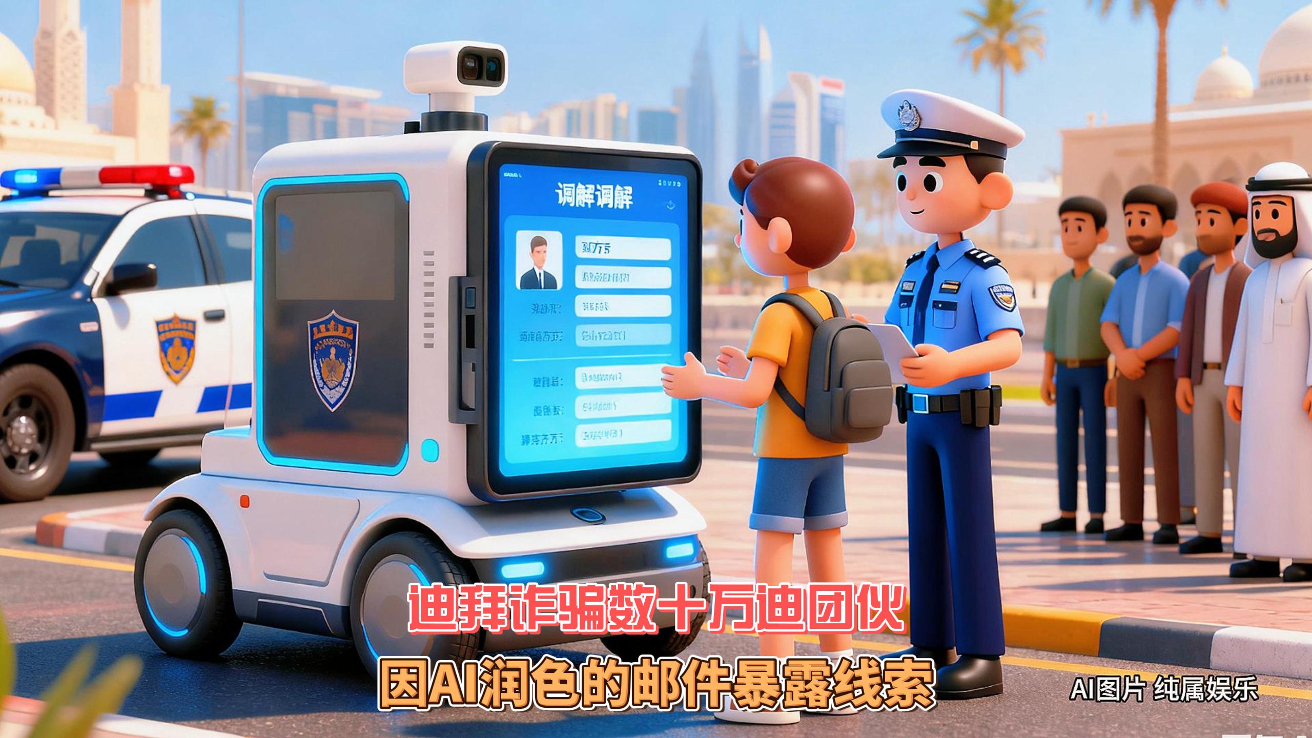 10月17日迪拜趣闻：迪拜一骗货数十万迪团伙因AI润色邮件...