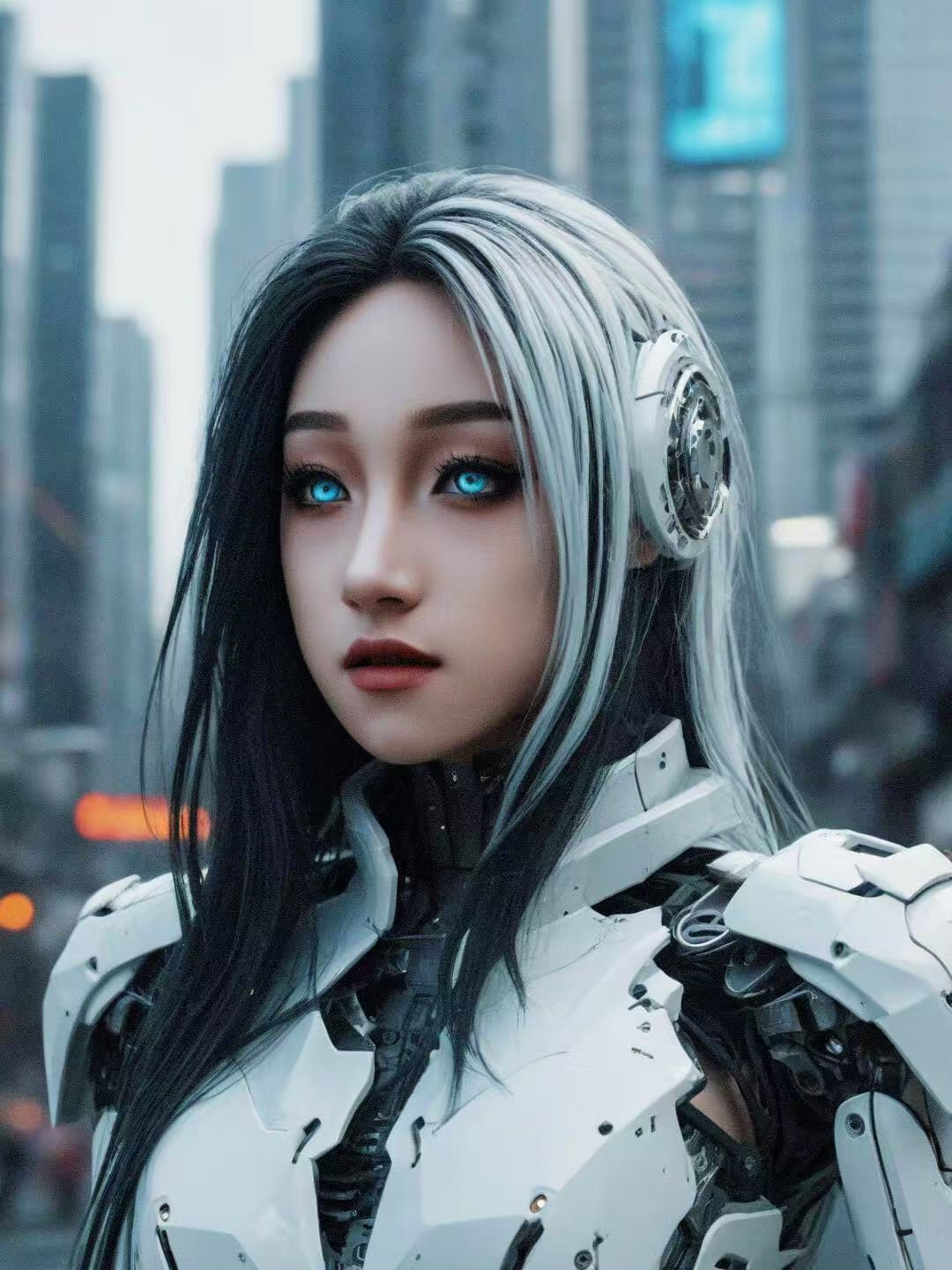 英姿飒爽的AI人物