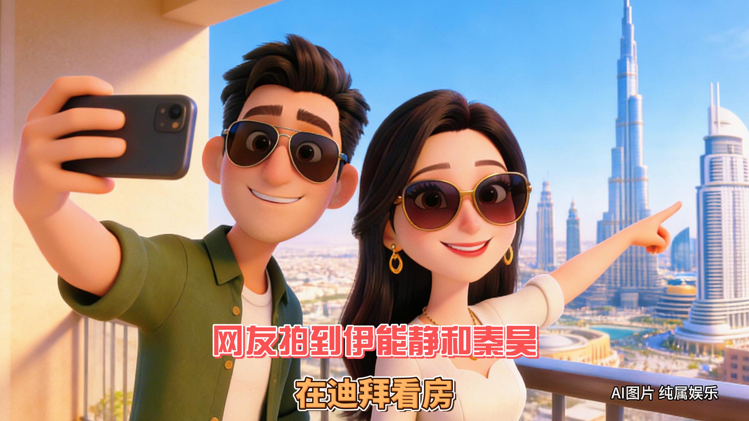 1月5日迪拜趣闻：网友拍到伊能静和秦昊在迪拜看房国际...