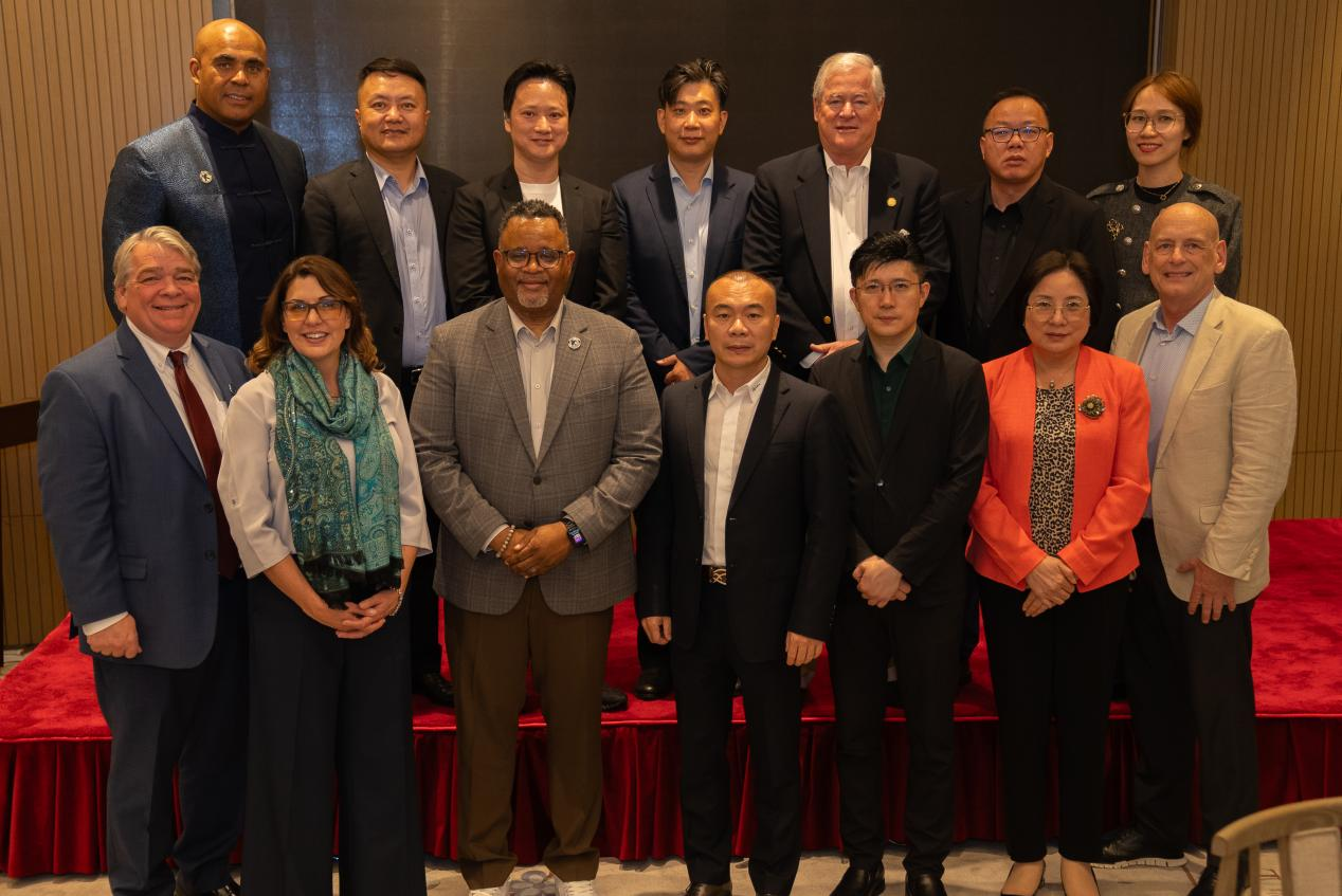 美国肯恩大学代表团到访阿联酋浙江侨团联合会，共启教...