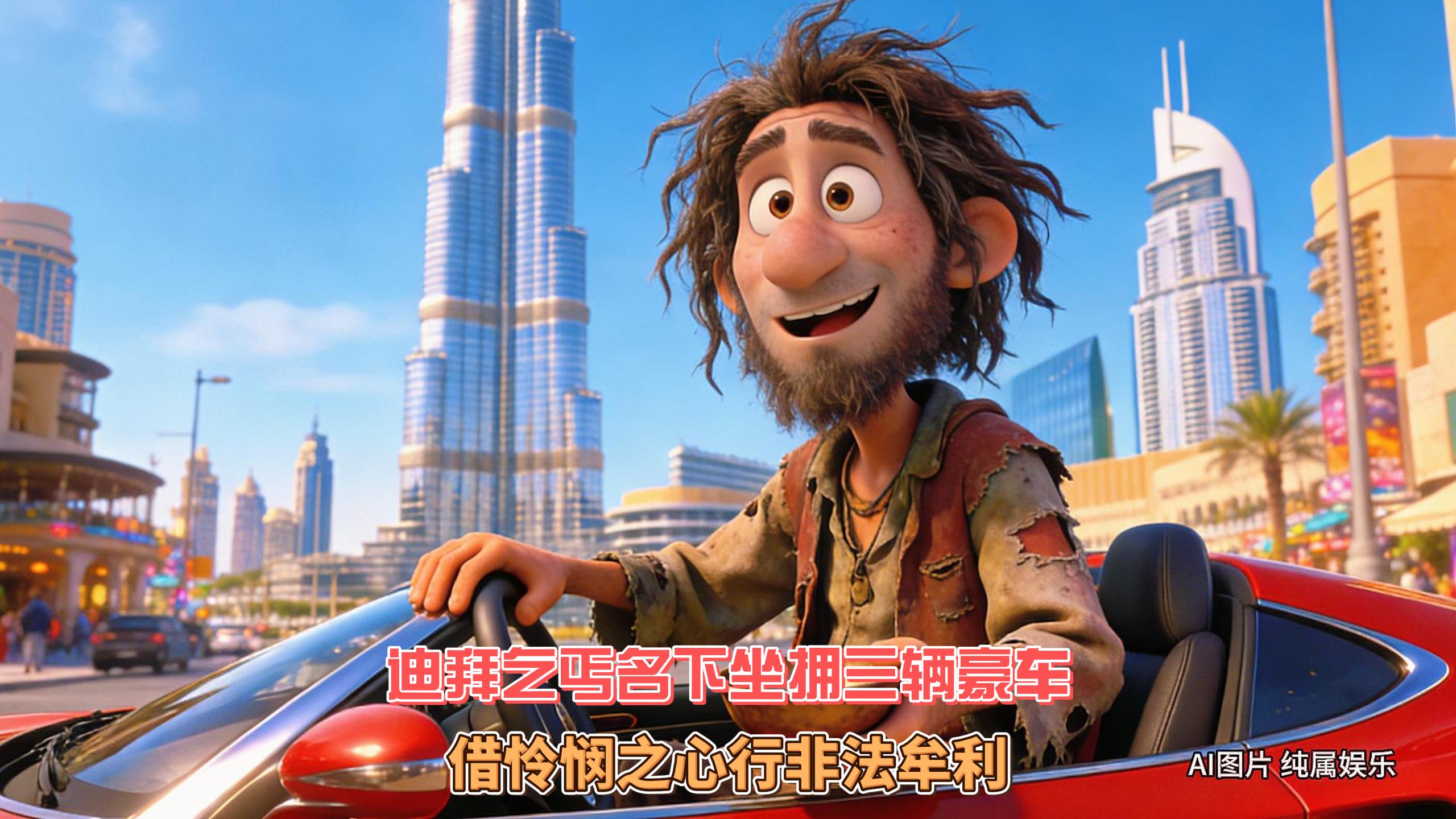 2月26日迪拜趣闻：迪拜职业乞丐名下坐拥三辆豪车借怜悯...