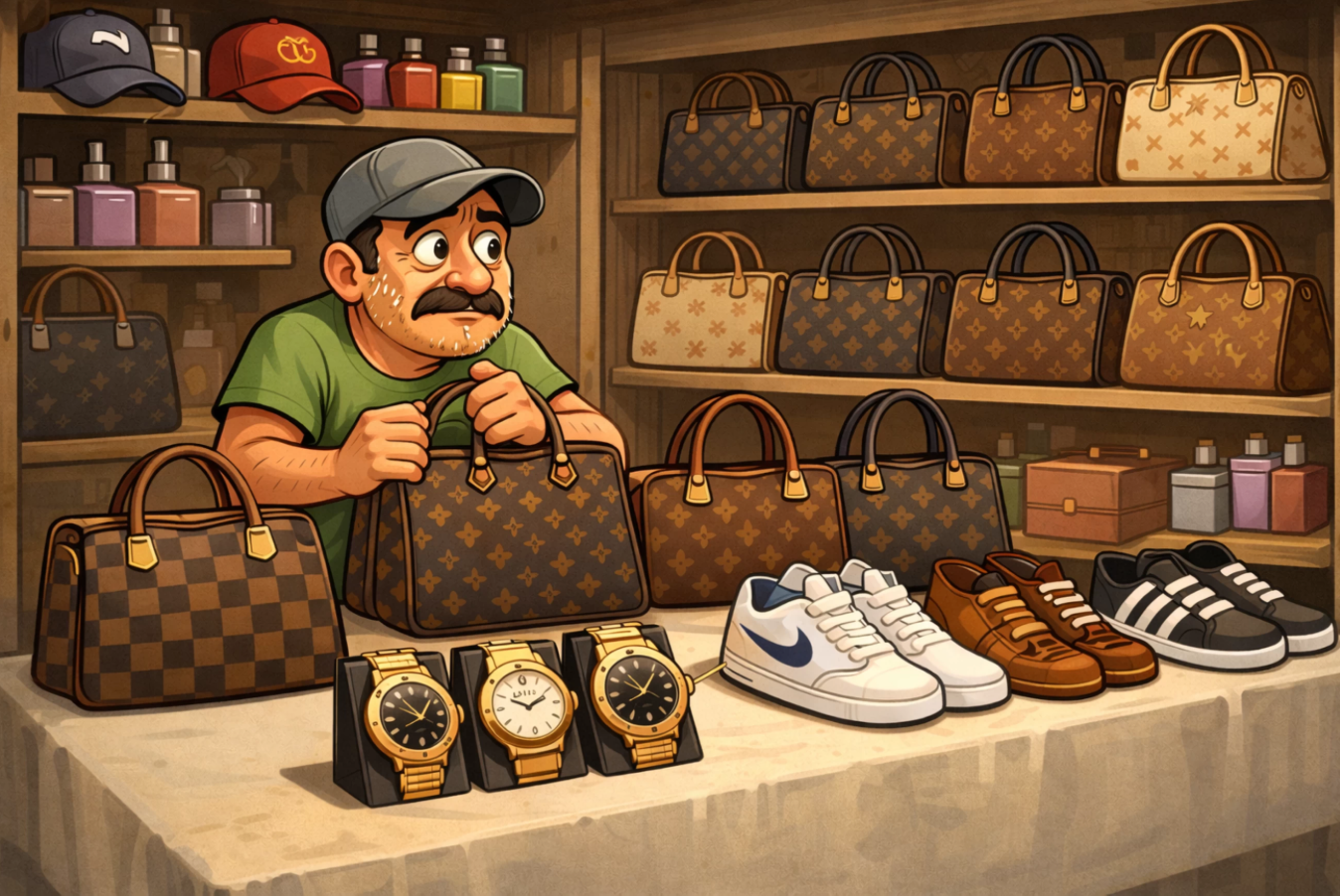 沙迦一店主因销售假冒商品被起诉