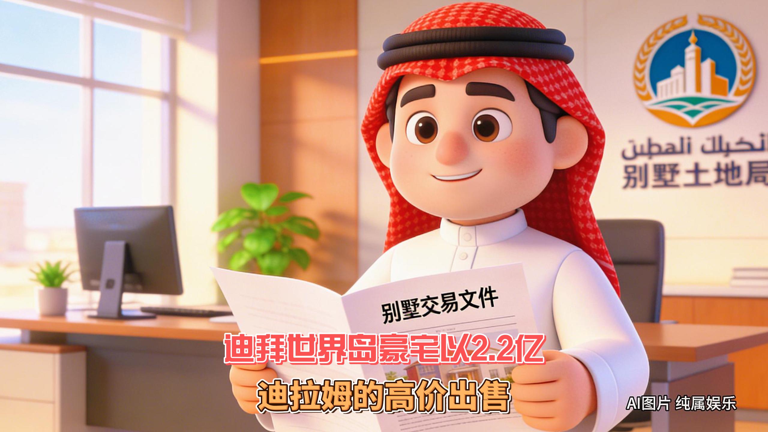 3月14日迪拜趣闻：迪拜世界岛豪宅以2点2亿迪高价出售