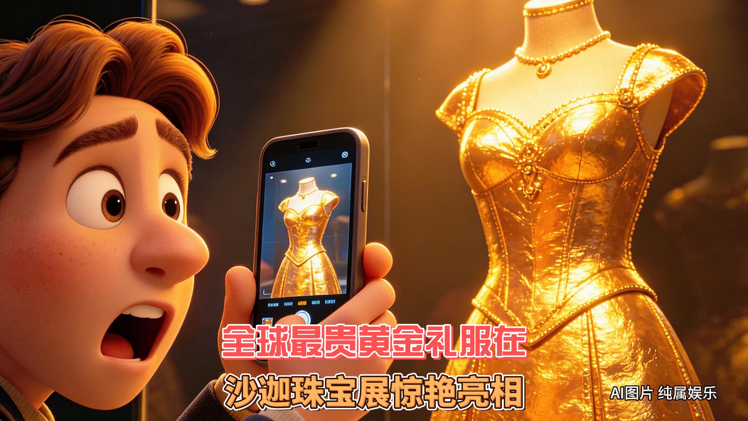6月14日迪拜趣闻：全球最贵黄金礼服在沙迦珠宝展惊艳亮相